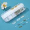 12 Styles 600 Pcs Earring Backs for Studs, Clear Plastic Earrings Hypoallergenic Metal Rubber Silicone Earring Backs Bullet Clutch Stoppers Replacement Kits for Fish Hook Earring Studs Hoops